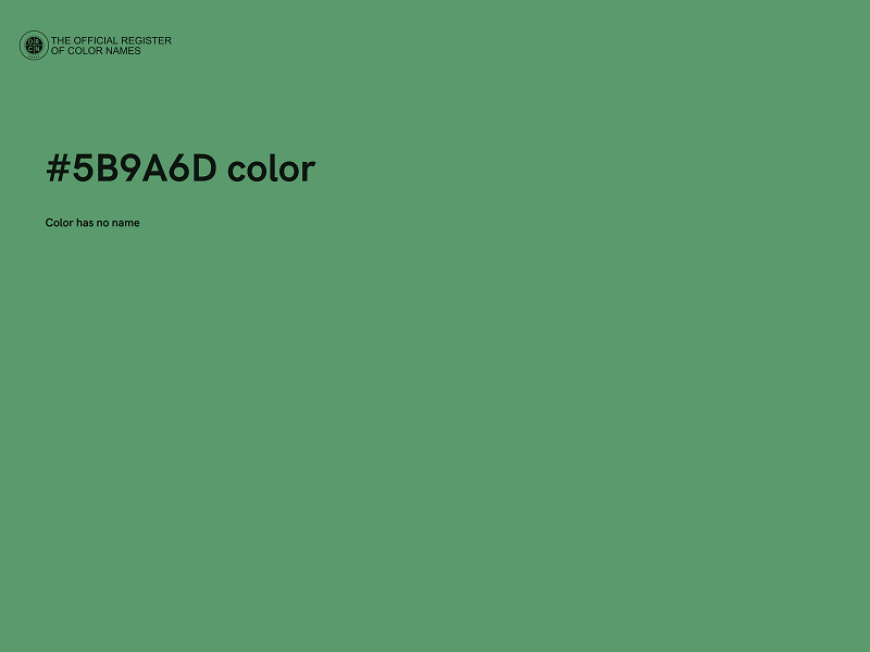 #5B9A6D color image