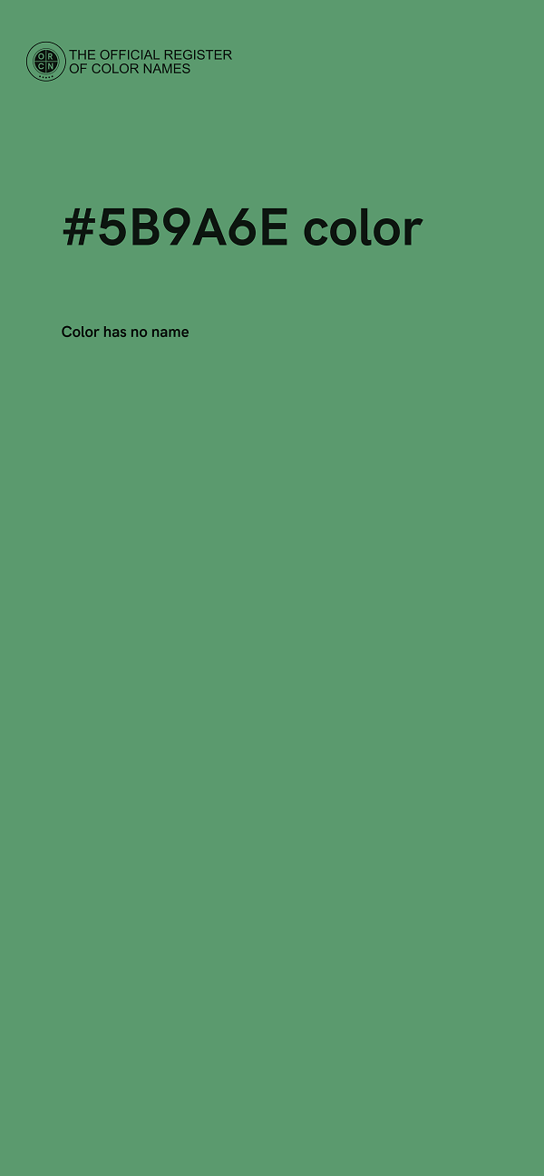 #5B9A6E color image