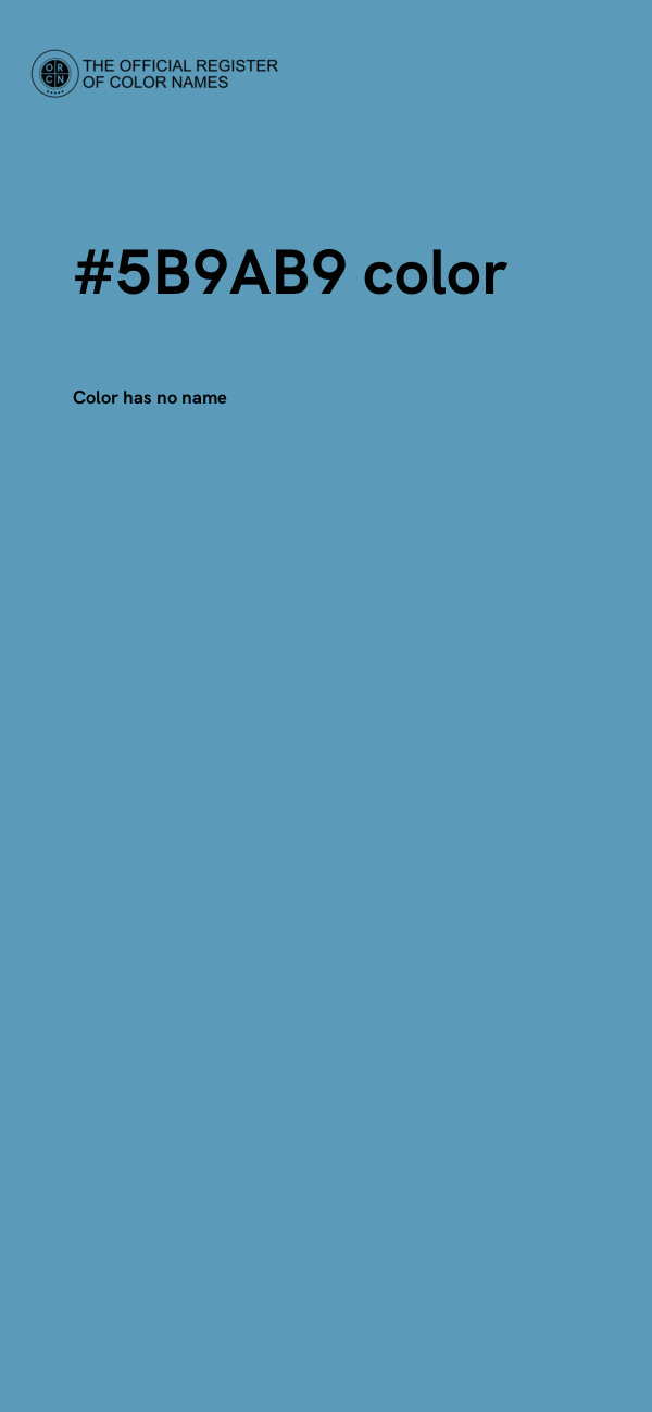 #5B9AB9 color image