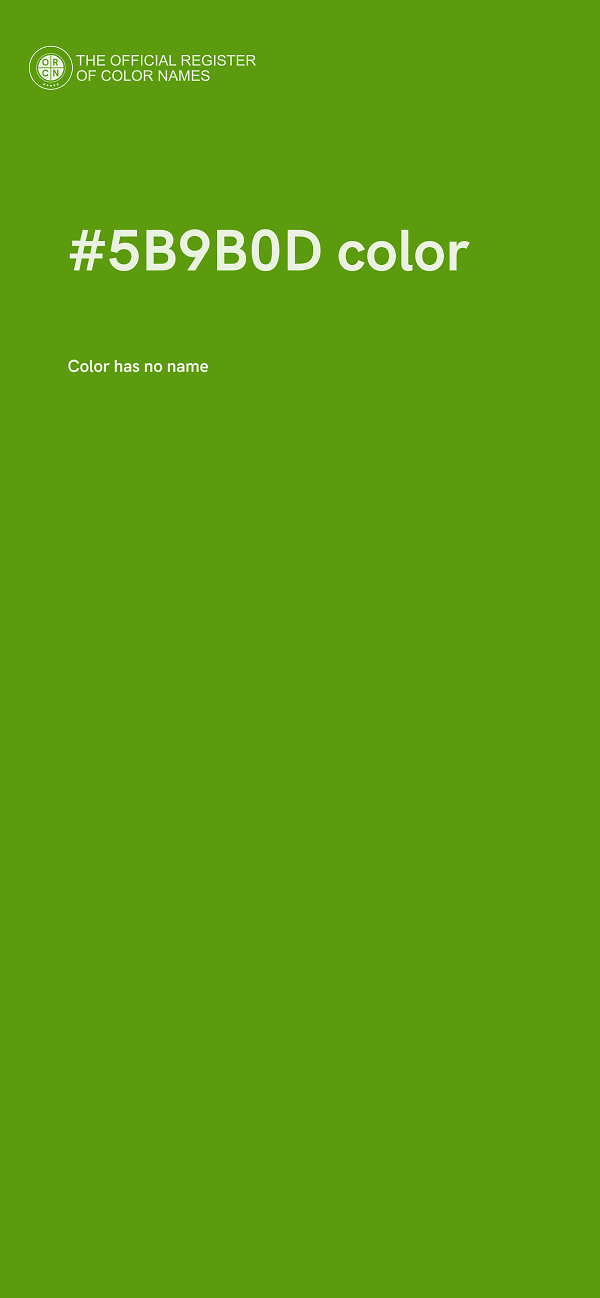 #5B9B0D color image