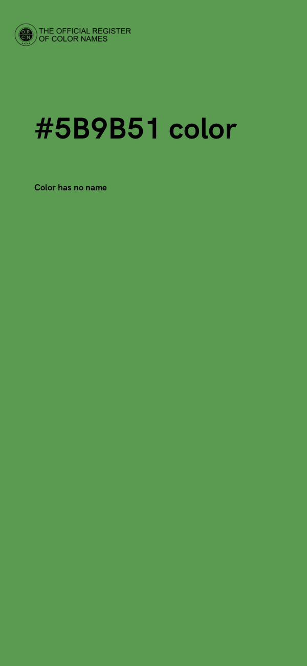 #5B9B51 color image