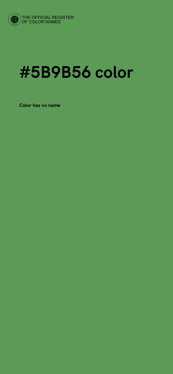 #5B9B56 color image