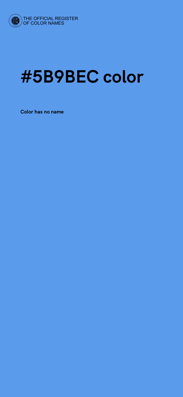 #5B9BEC color image