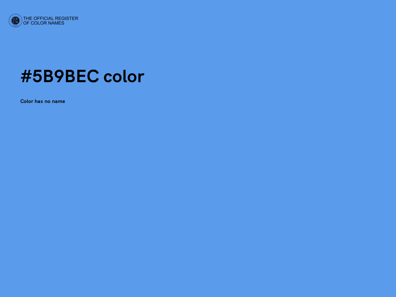 #5B9BEC color image