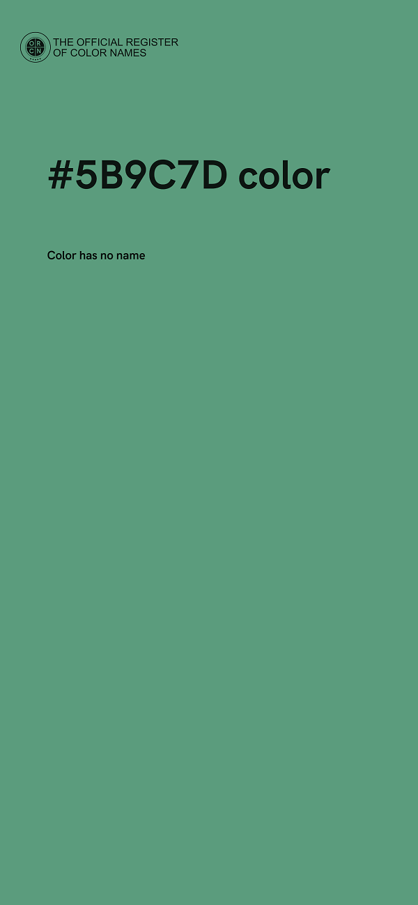#5B9C7D color image