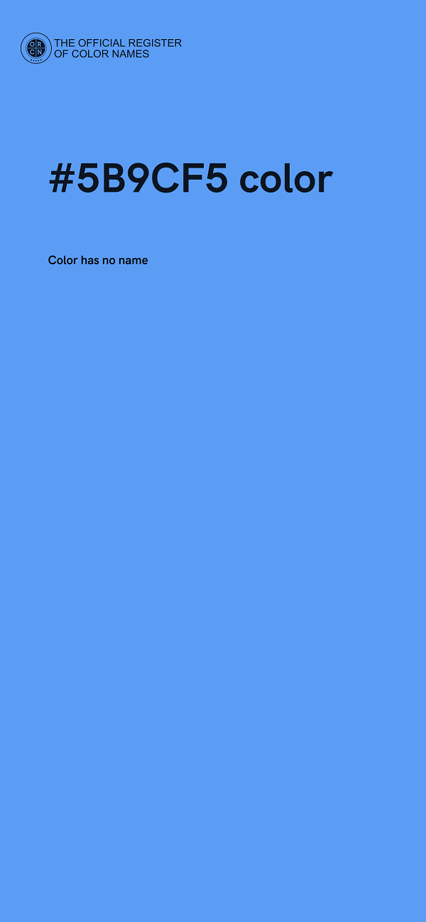 #5B9CF5 color image