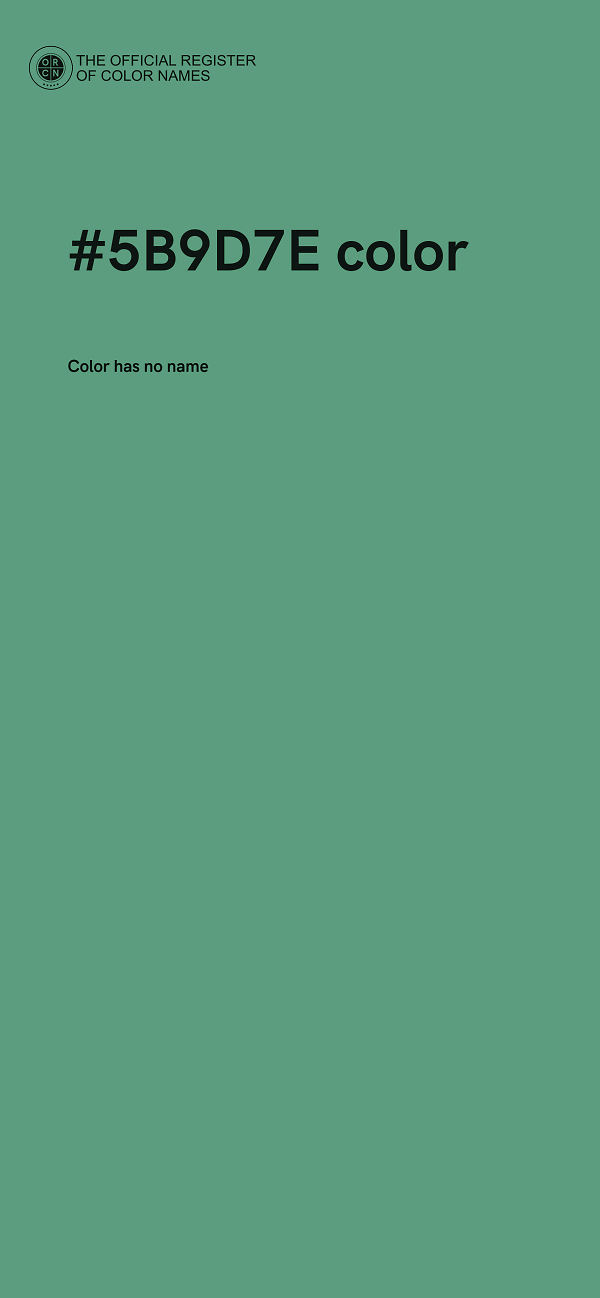 #5B9D7E color image