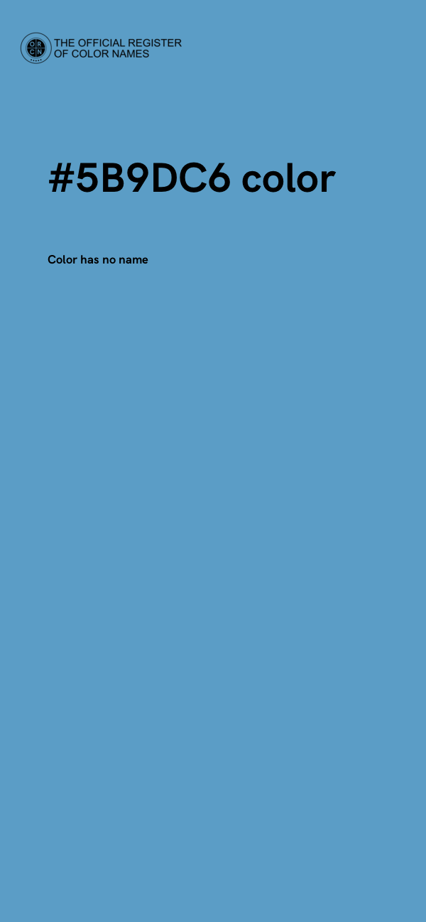 #5B9DC6 color image
