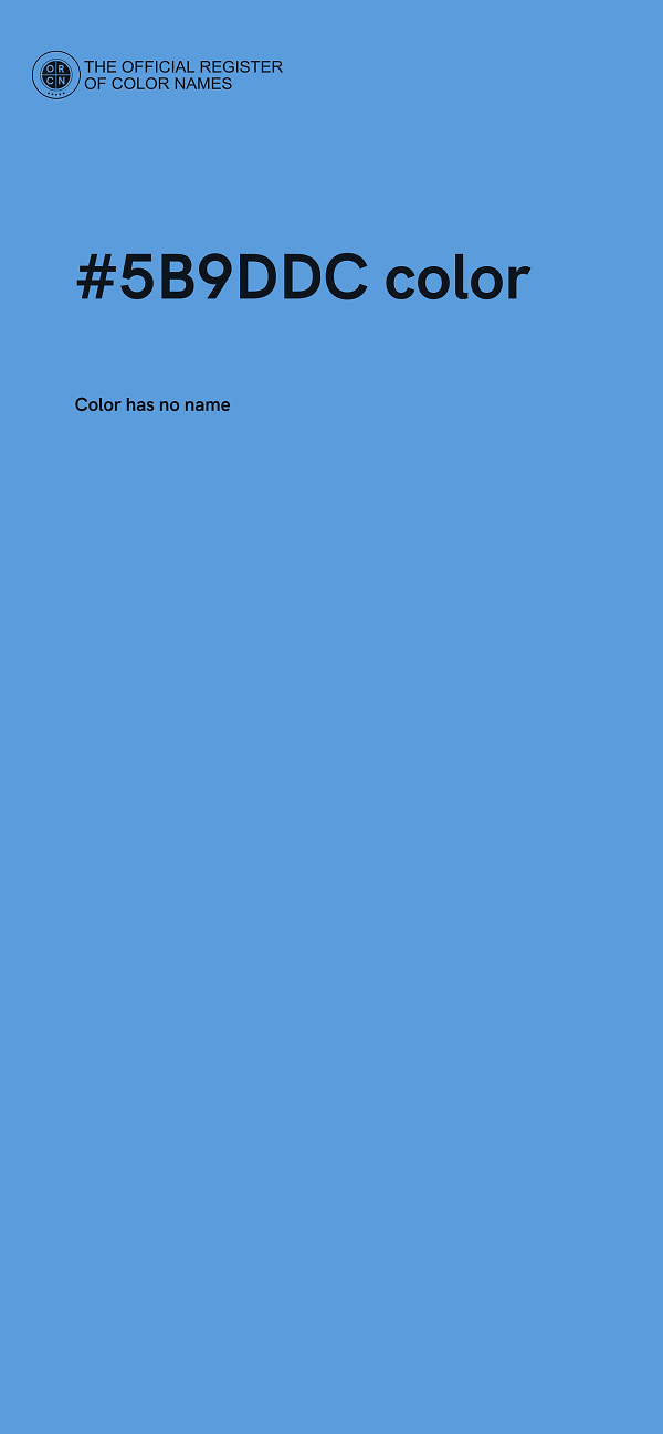 #5B9DDC color image