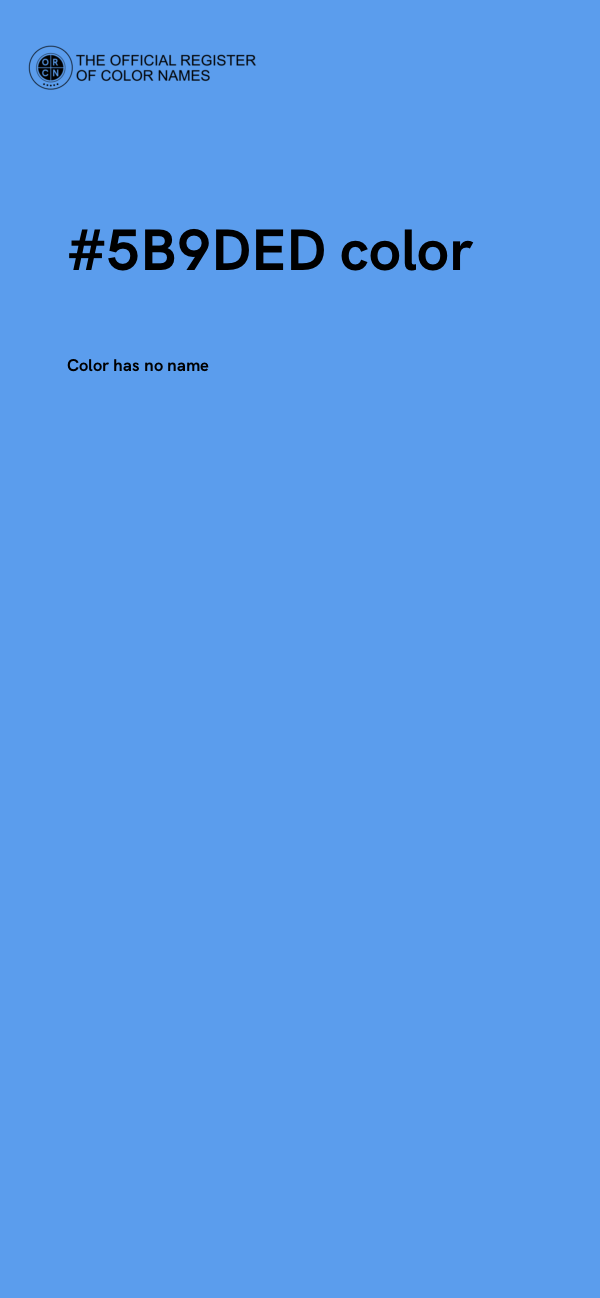 #5B9DED color image