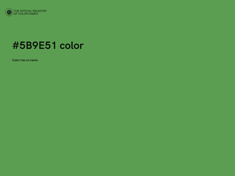 #5B9E51 color image
