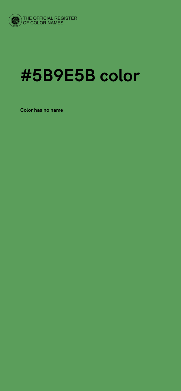 #5B9E5B color image