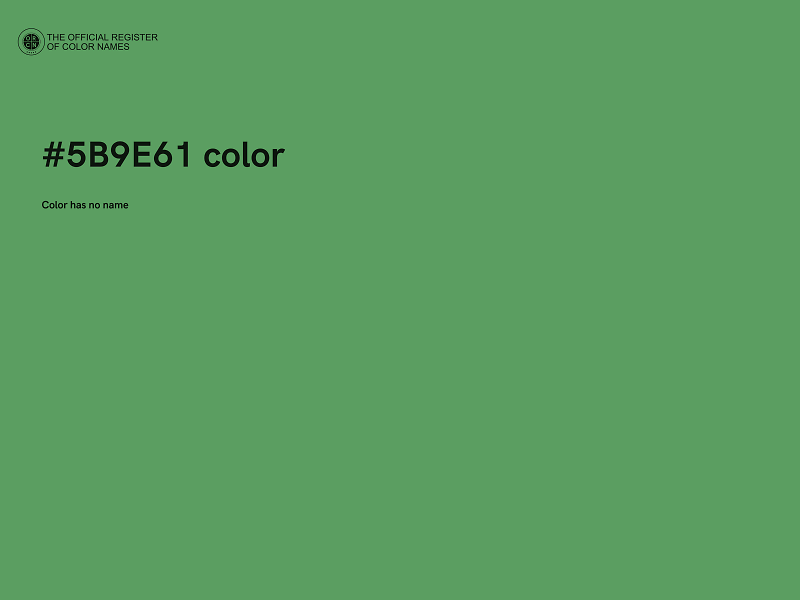 #5B9E61 color image