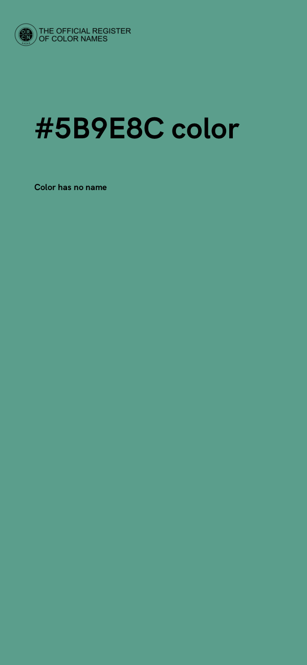 #5B9E8C color image