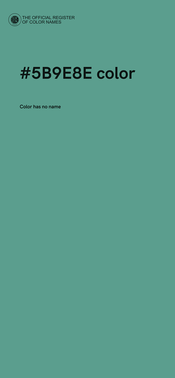 #5B9E8E color image