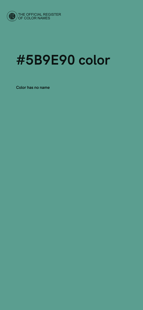 #5B9E90 color image