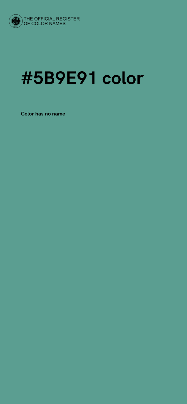 #5B9E91 color image