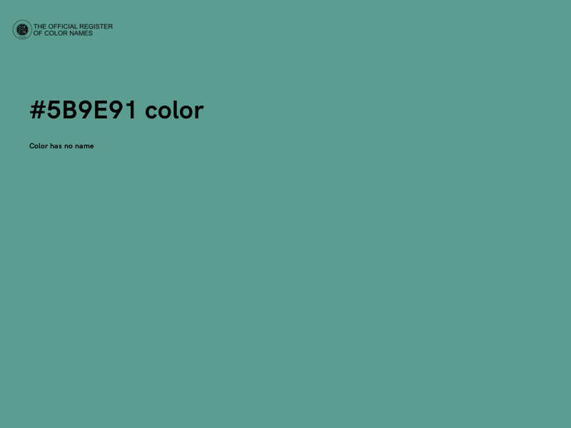 #5B9E91 color image