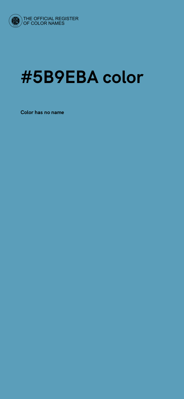 #5B9EBA color image