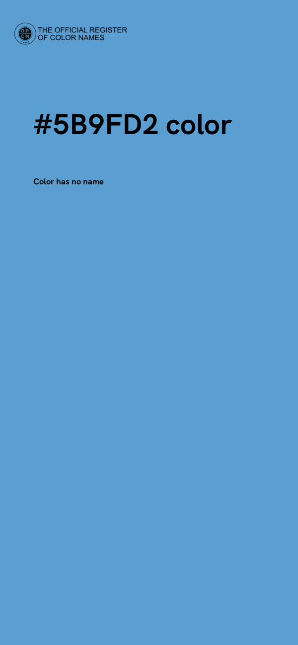 #5B9FD2 color image