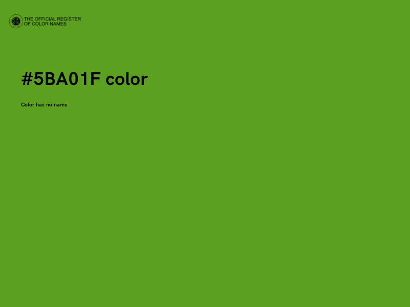 #5BA01F color image