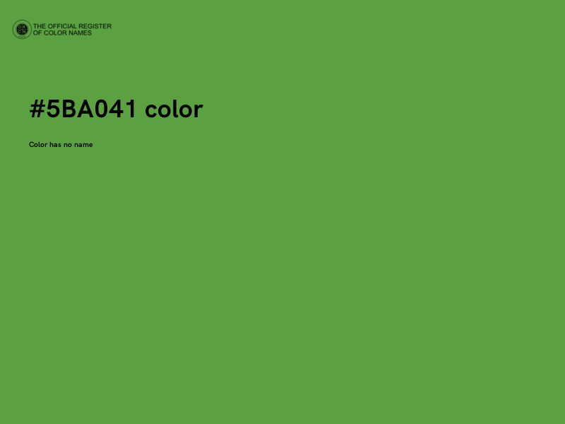 #5BA041 color image