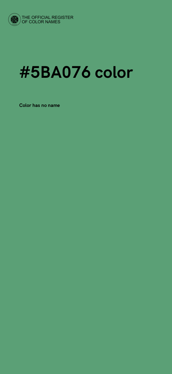 #5BA076 color image
