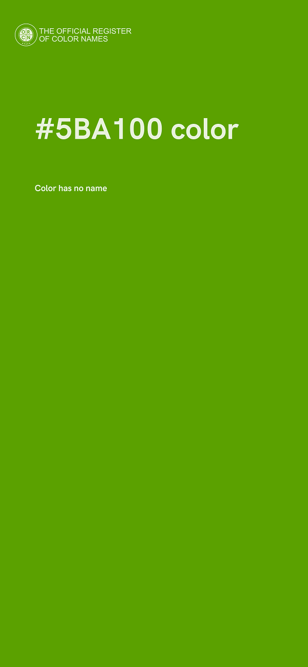 #5BA100 color image