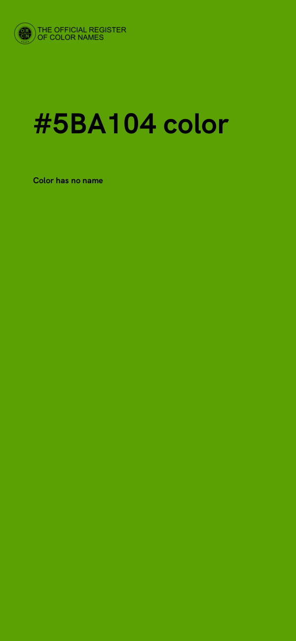 #5BA104 color image