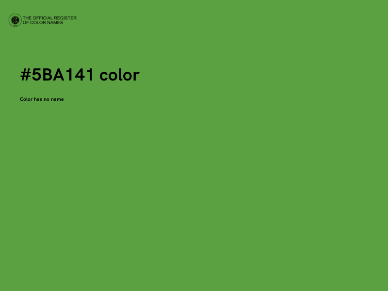 #5BA141 color image