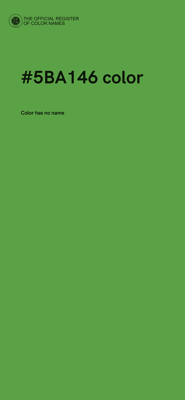 #5BA146 color image