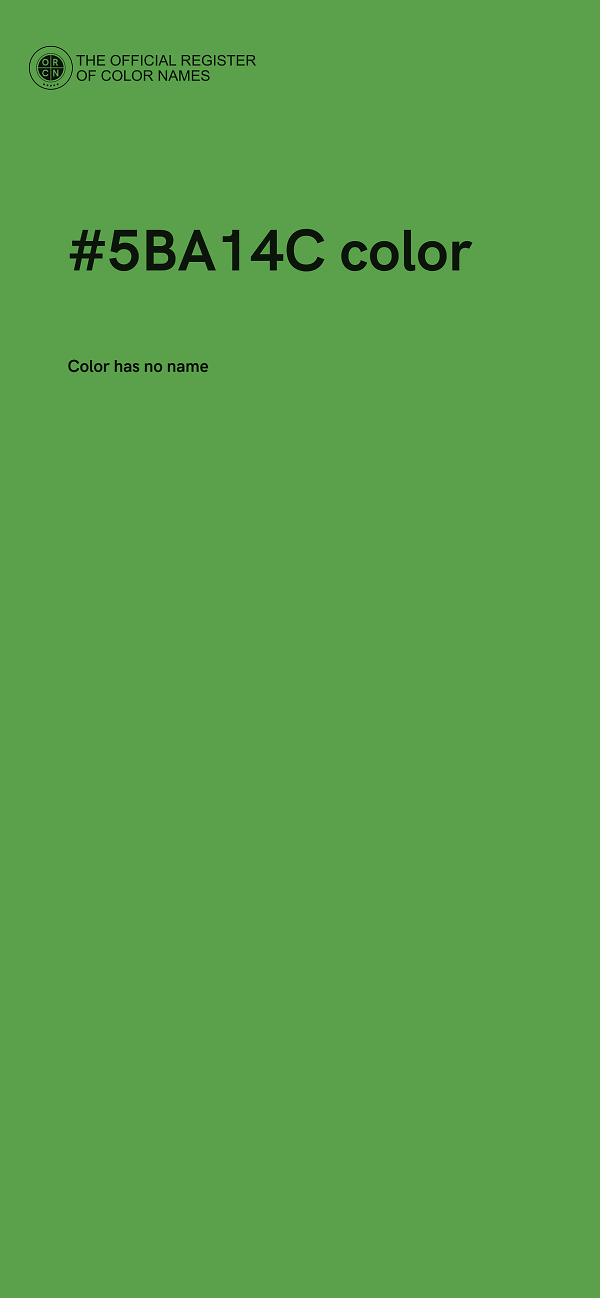 #5BA14C color image
