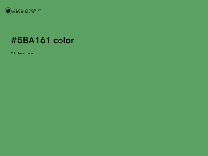 #5BA161 color image