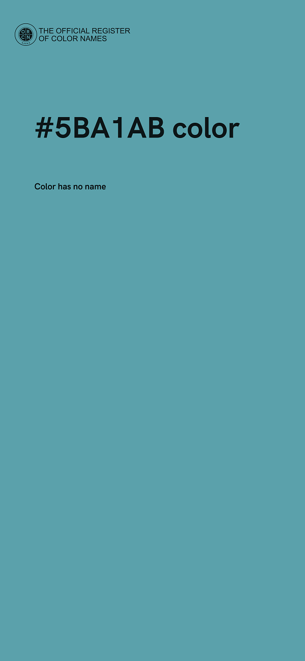 #5BA1AB color image