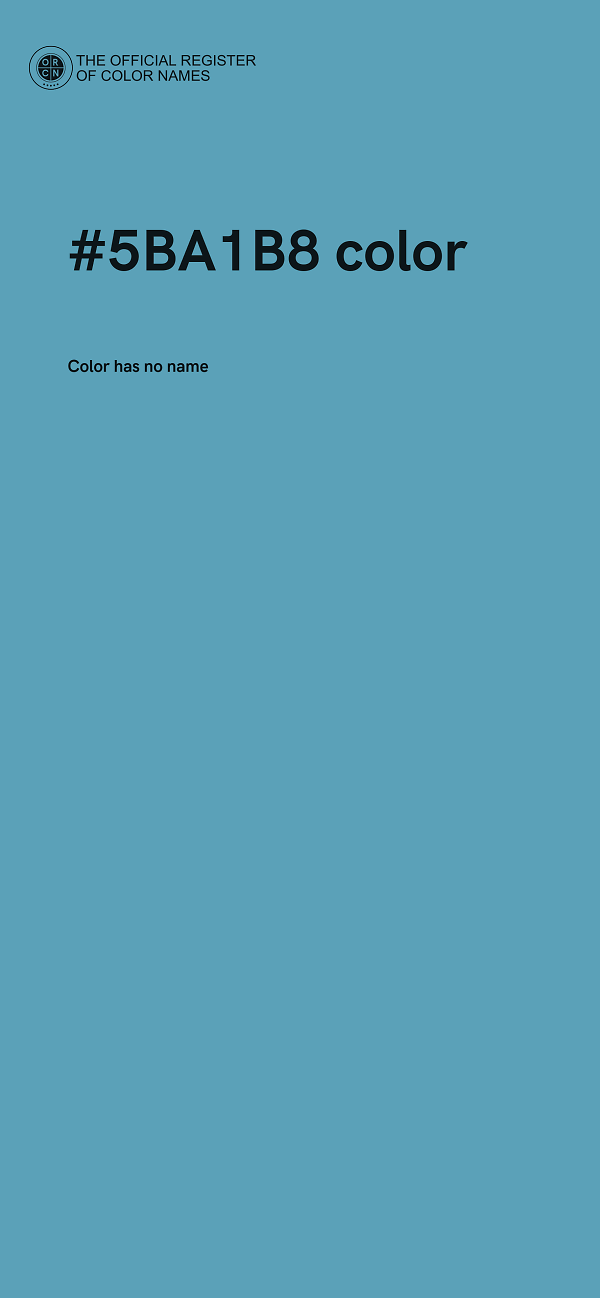 #5BA1B8 color image