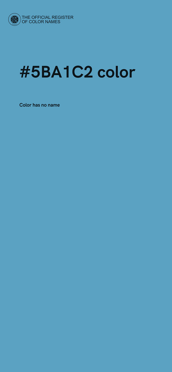 #5BA1C2 color image