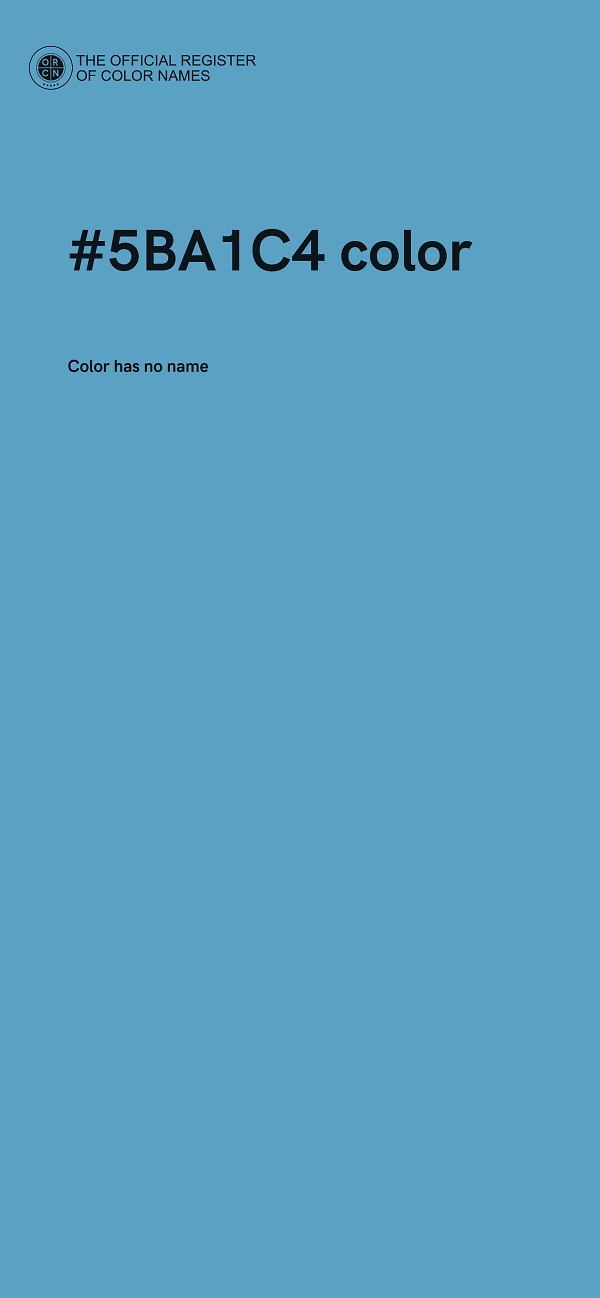 #5BA1C4 color image
