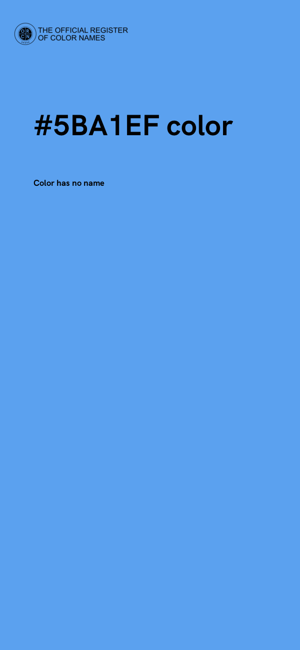 #5BA1EF color image