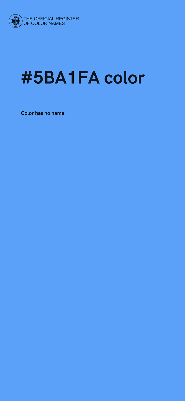 #5BA1FA color image