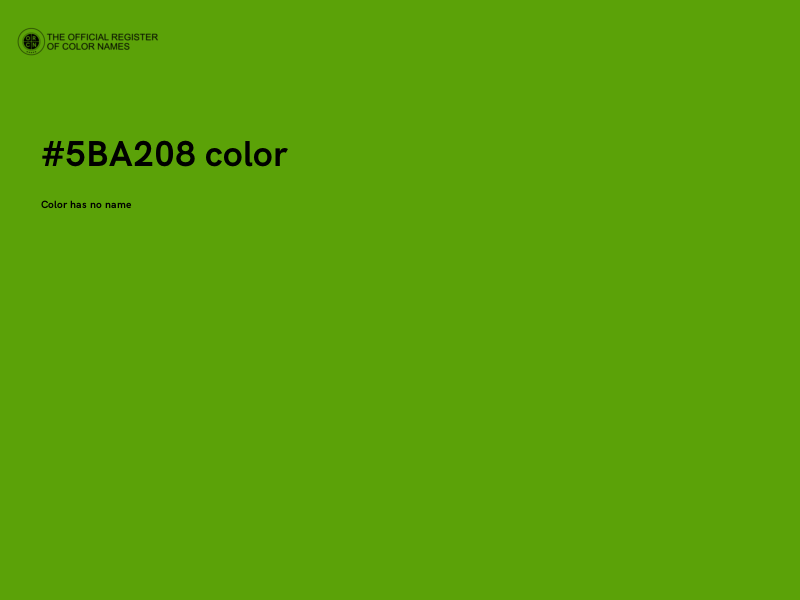#5BA208 color image