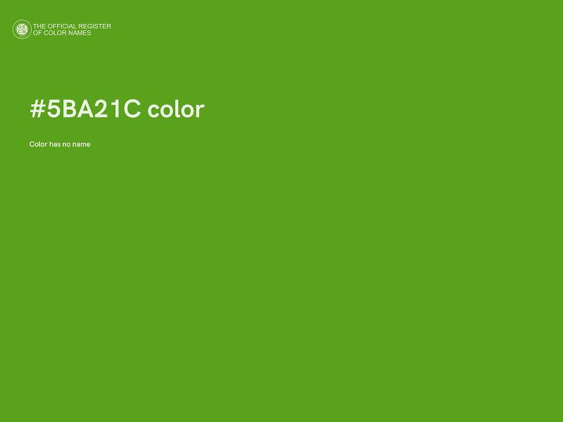 #5BA21C color image