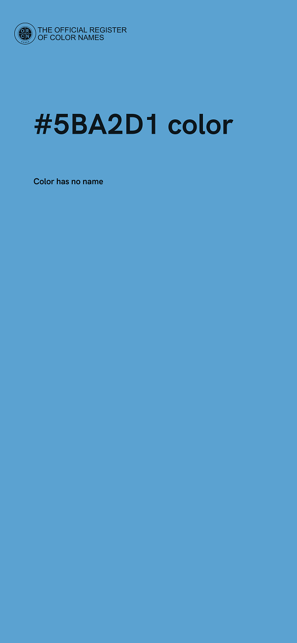 #5BA2D1 color image
