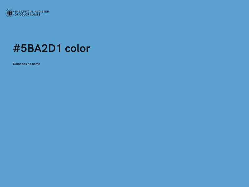 #5BA2D1 color image