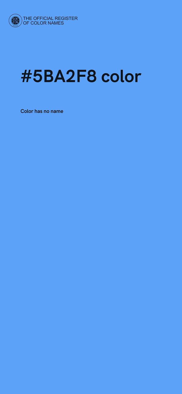 #5BA2F8 color image