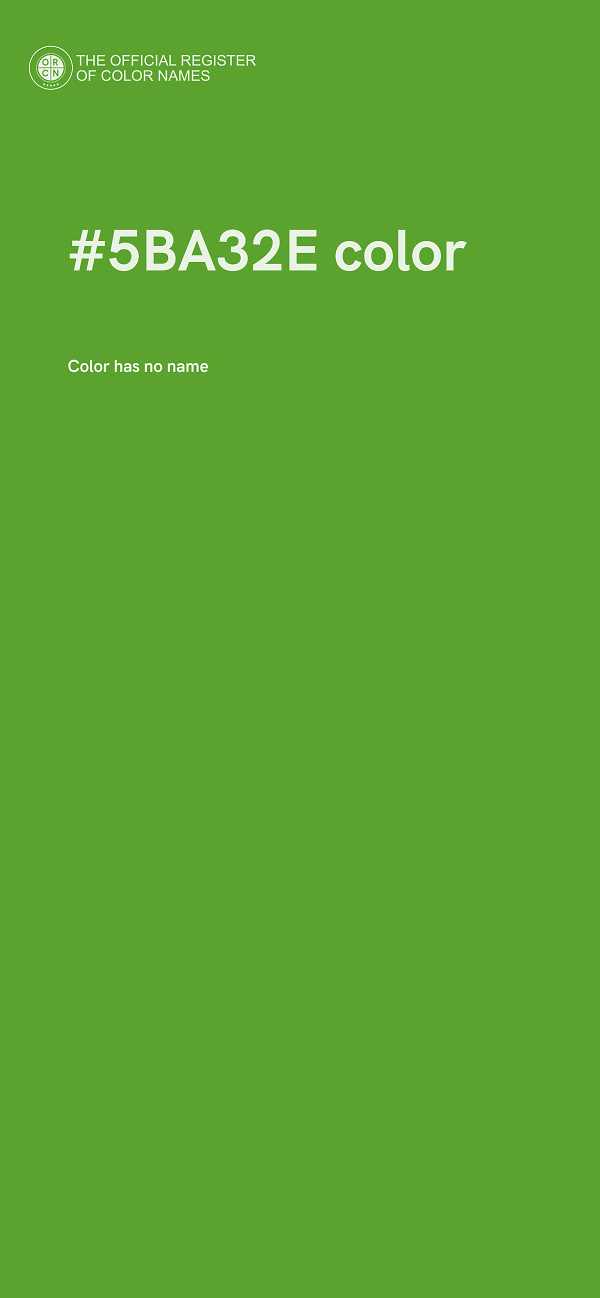 #5BA32E color image