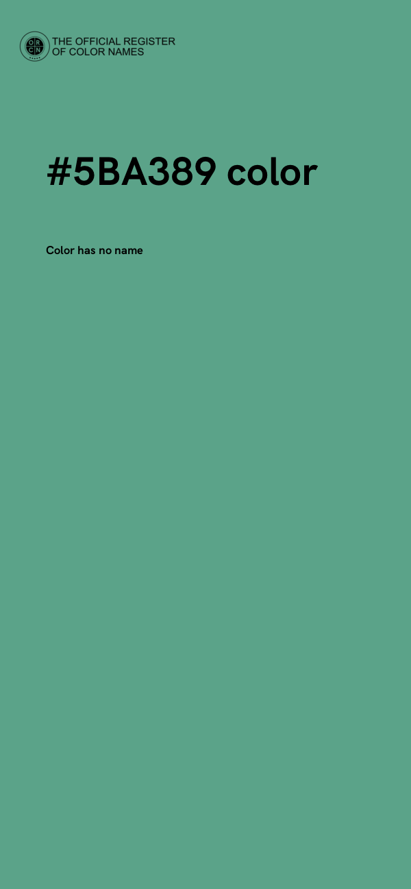 #5BA389 color image