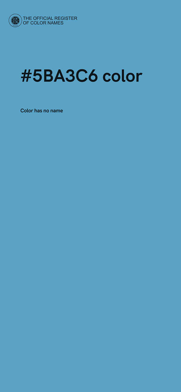 #5BA3C6 color image