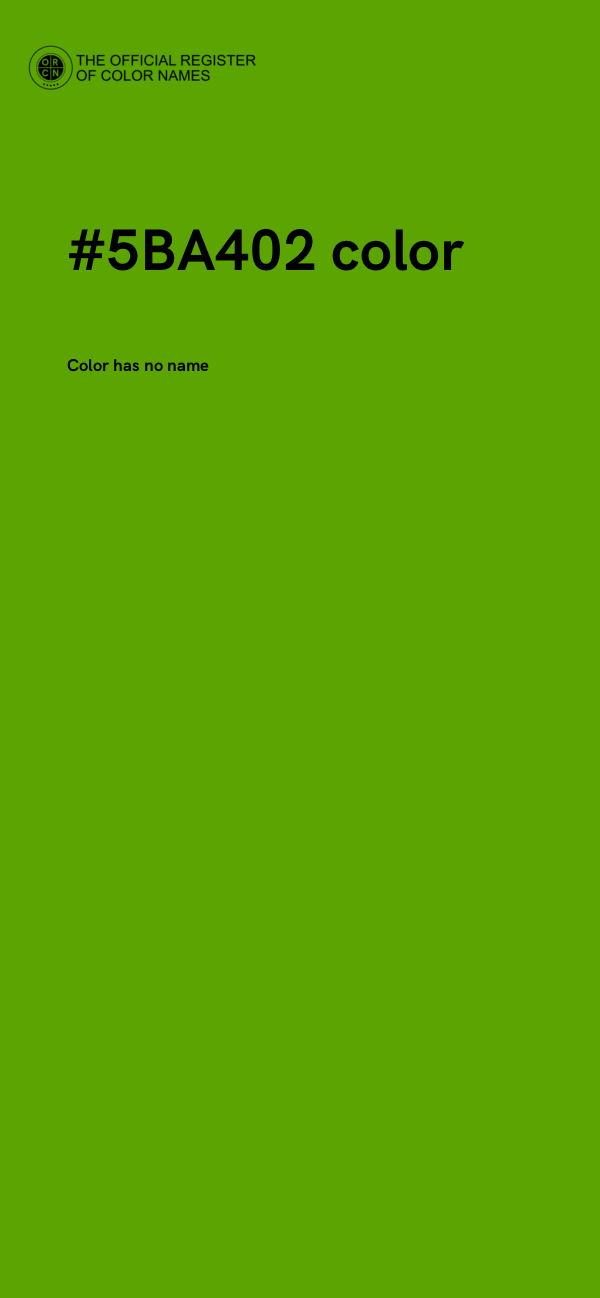 #5BA402 color image