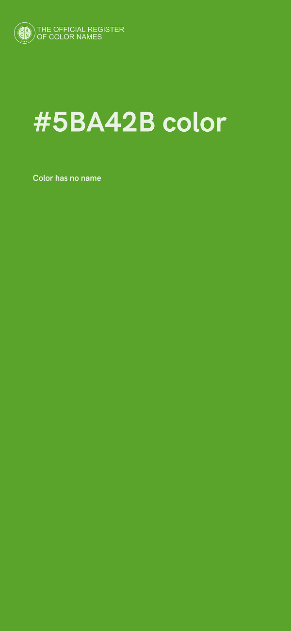 #5BA42B color image
