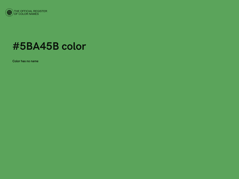 #5BA45B color image